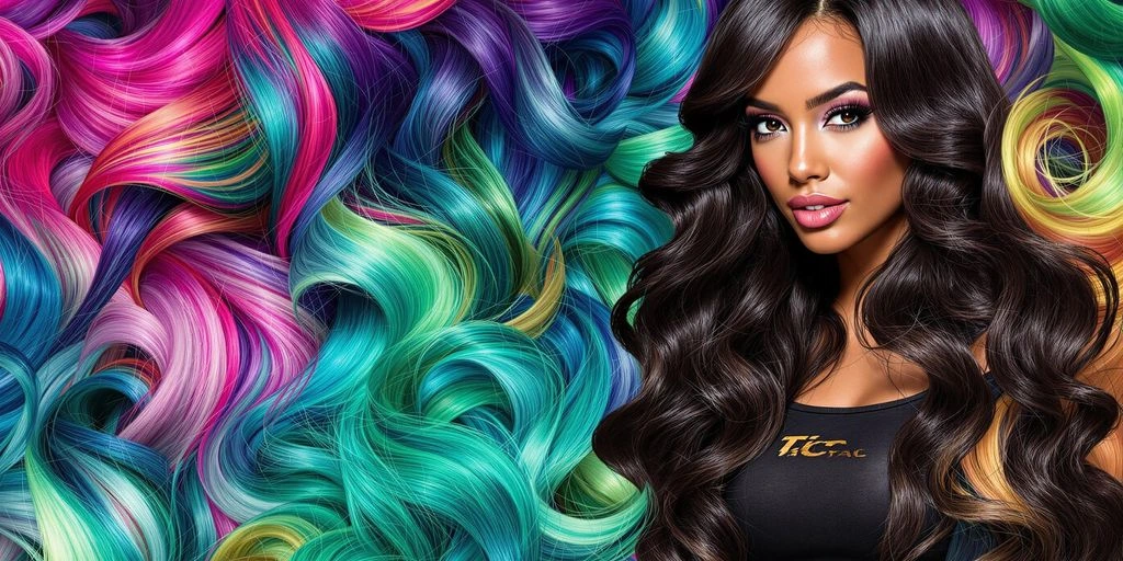 Cabelo Tic Tac ondulado em destaque