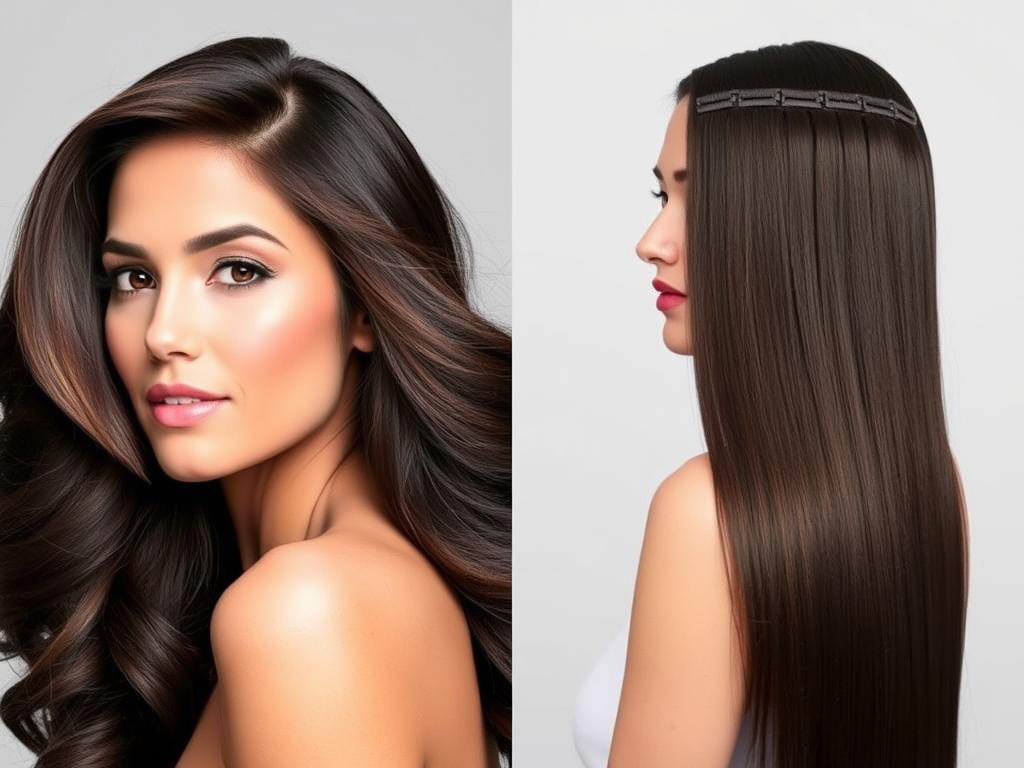 diferença entre mega hair e aplique